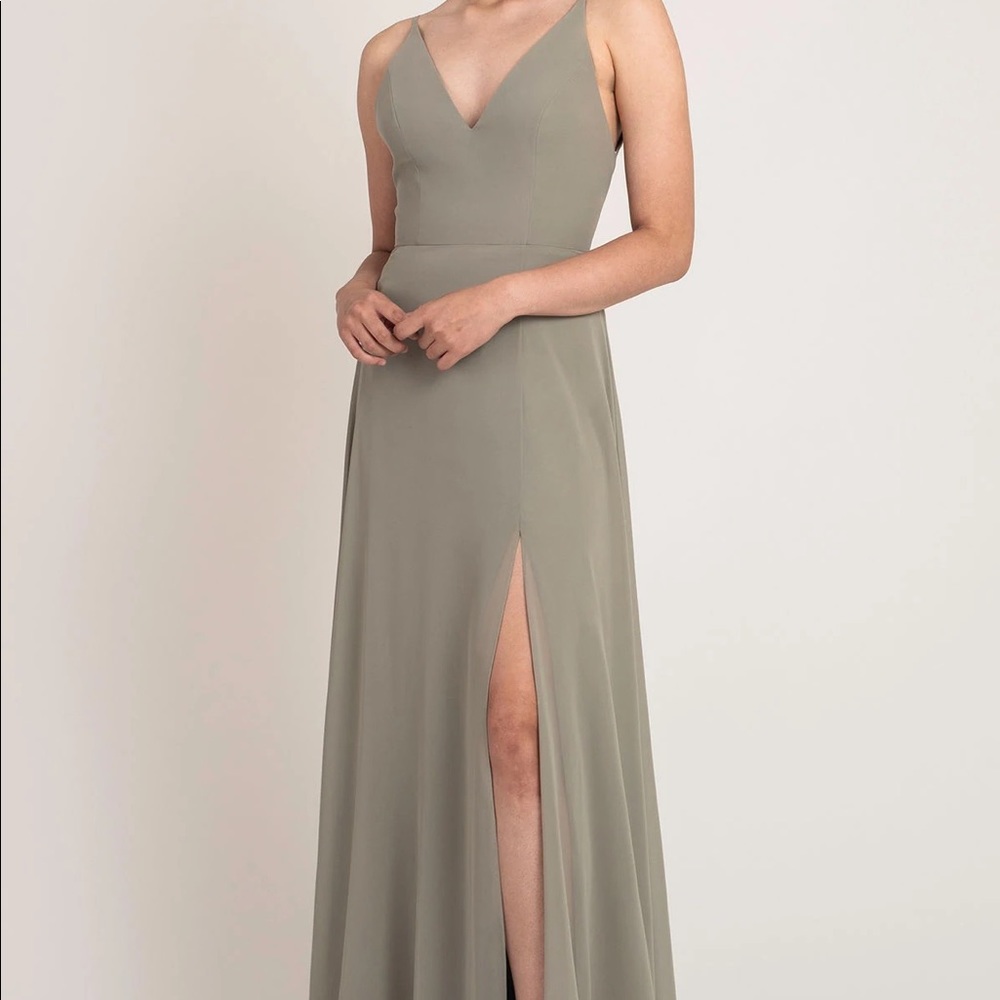 Jenny Yoo Martinique bridesmaids dress Whisper blue